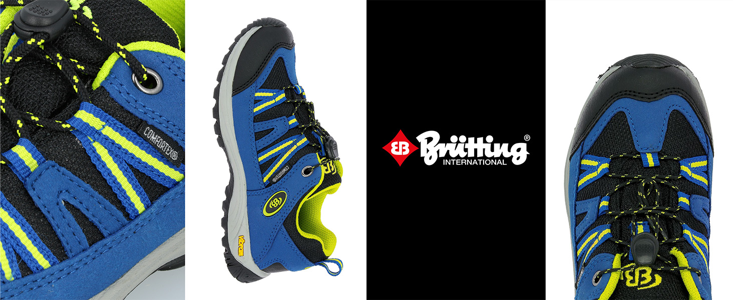 Трейлраннінгіві кросівки Brütting Ohio для хлопчиків (27 EU, Petrol Lemon)