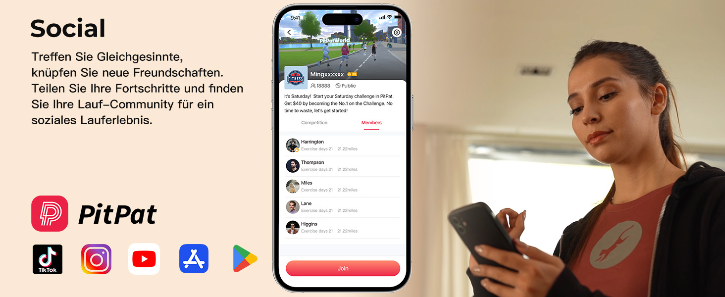 Гребний тренажер для дому з магнітним опором, 32 рівні, 136 кг, сумісність з додатком, LCD-дисплей, білий-помаранчевий