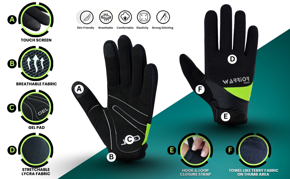 Велосипедні рукавички Habfinger для чоловіків, червоні/бежеві (XXL), неслизьке покриття, короткі