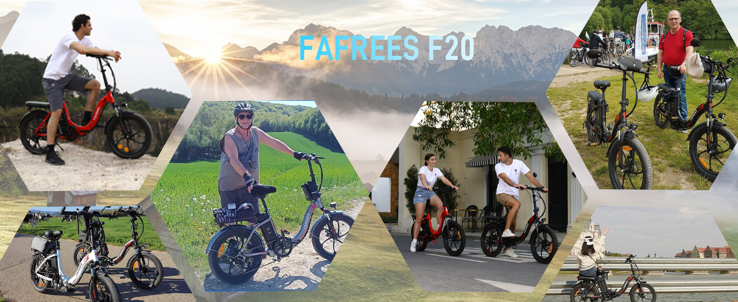 Електровелосипед Fafrees F20 E-Bike 20" Fatbike 36V/576WH, 250Вт, 25км/год