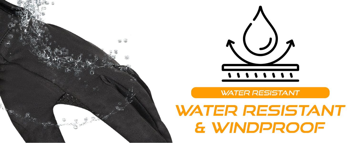 Велосипедні рукавички Westwood Fox: теплі зимові рукавички з водонепроникним екраном, вітрозахисні термо-рукавички для чоловіків та жінок, чорний колір, розмір L