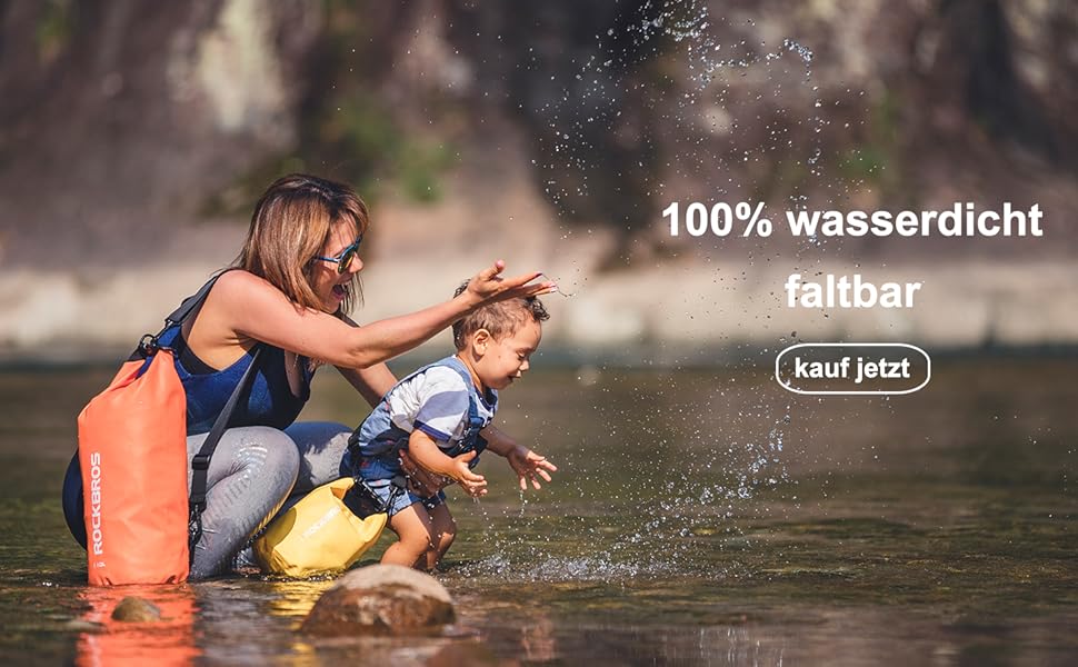 Водонепроникний мішок ROCKBROS Dry Bag для водного спорту, пляжу, плавання, каякінгу, рафтингу, вітрильного спорту (20 л, камуфляж)