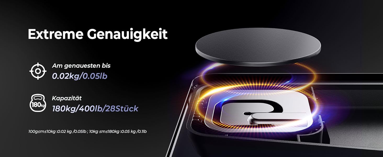 Ваги Ovutek для людей, цифрові ваги з аналізом складу тіла, 180 кг, дисплей, BMI, жир, м'язи, вода, 14 показників, фітнес-додаток, чорний