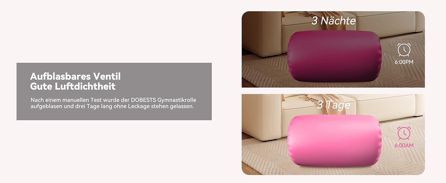 Мата для гімнастики DOBESTS Airtrack Matte, 2/3/4/5/6 м, для занять гімнастикою, йогою, фітнесом, спортом (з насосом та сумкою)