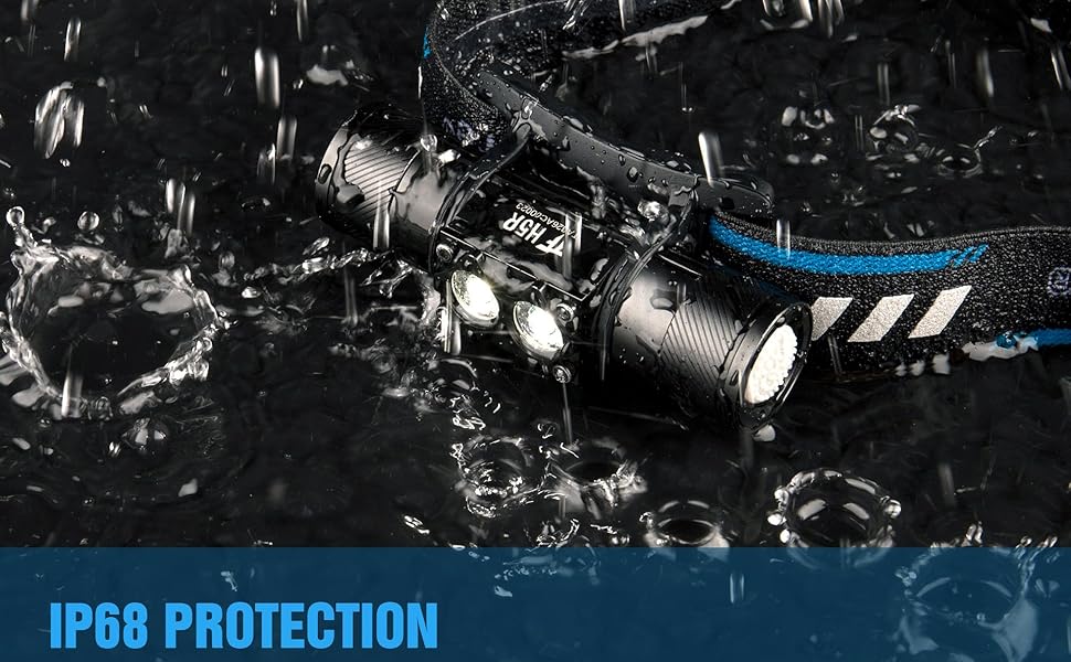 Ліхтар на голову TrustFire H5R: LED, перезаряджається, 600 люмен, водонепроникний, 5 режимів, для бігу та туризму