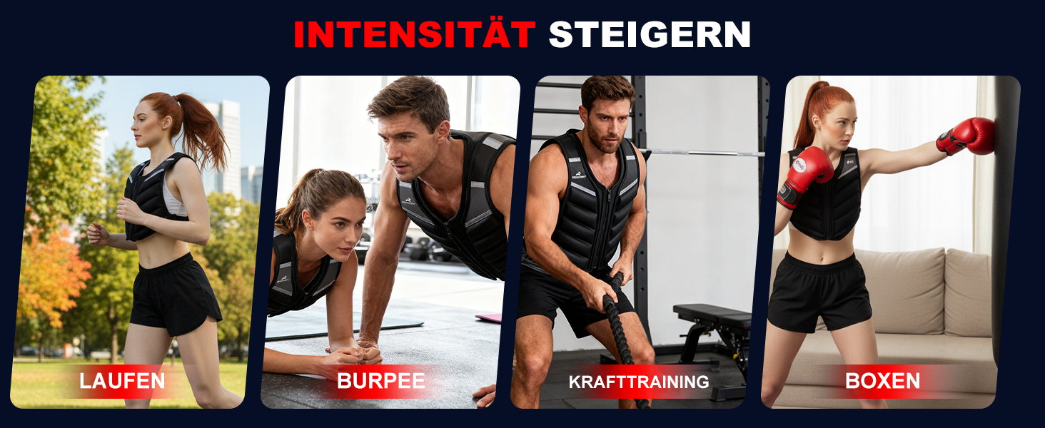 Вага для тренувань (важистість) 4.5/6.8/9.1 кг - жіноча/чоловіча, преміум якість, з світловідбиваючими смугами та кишенею на руку для силових тренувань, схуднення, тренувань вдома/в залі