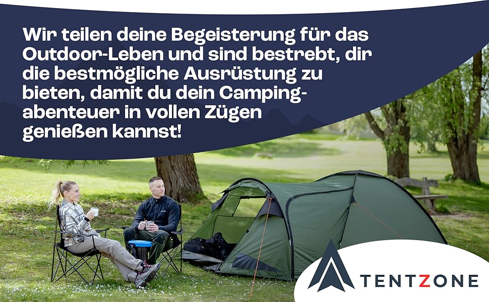 Намет TENTZONE Dome 01 для кемпінгу, 2-3 особи, водонепроникний (4000 мм), з тамбуром та відкидним килимком, зелений