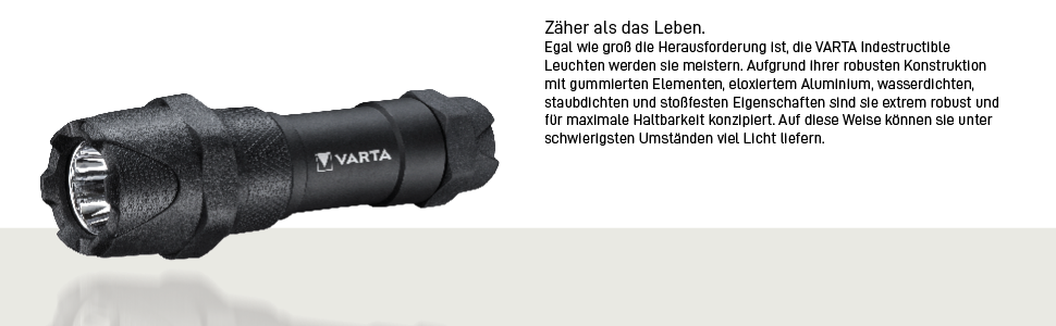 Ліхтар кемпінговий VARTA L30 Pro LED з 6 батарейками AA, 4 режими, нічне світло, водо- та пилозахист, для риболовлі, відпочинку на природі, відключень електроенергії (6 Вт + 3x AAA)