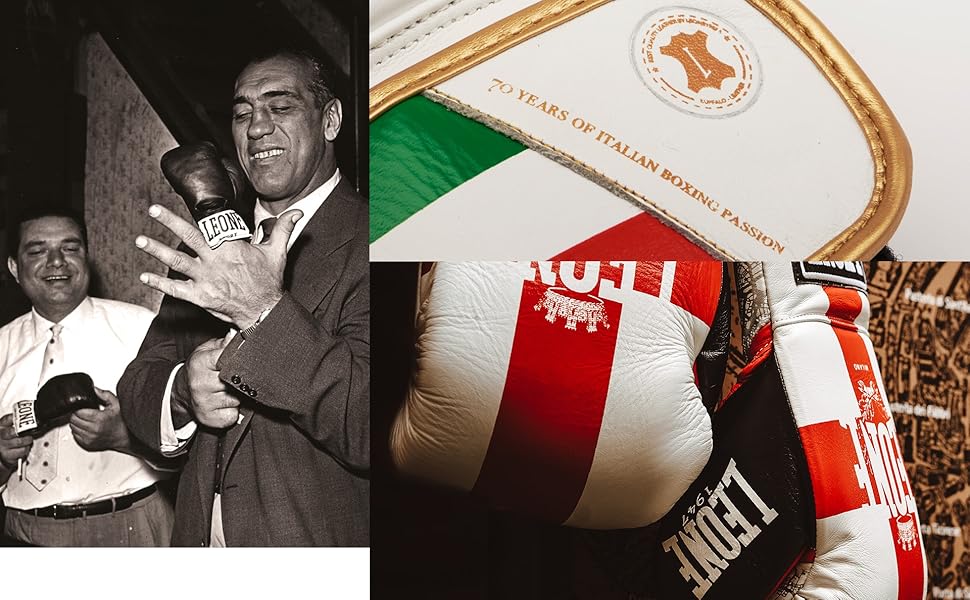 Боксерські рукавички Leone 1947 Luchador, чорні, Unisex, CL130 41 EU