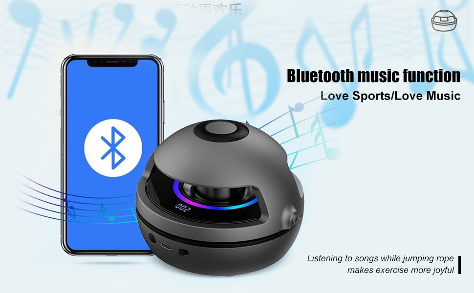 Електронна скакалка Bluetooth зі світлодіодним лічильником"