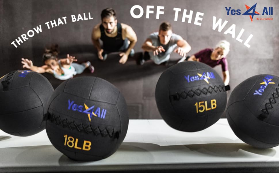 Yes4All Валбол (Wall Ball) з регульованою вагою, 2.7-13.6 кг, армійський камуфляж