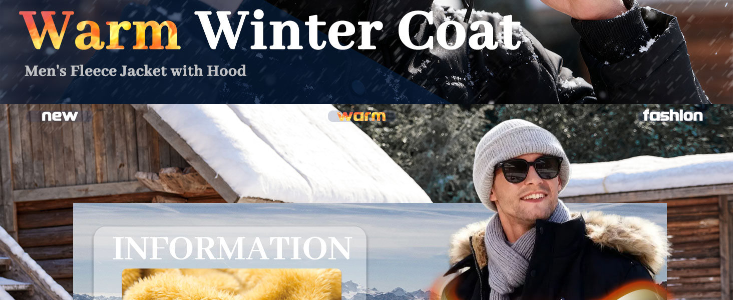 Чоловіча зимова куртка TACVASEN: водонепроникна, вітронепроникна, з капюшоном, чорна, 3XL