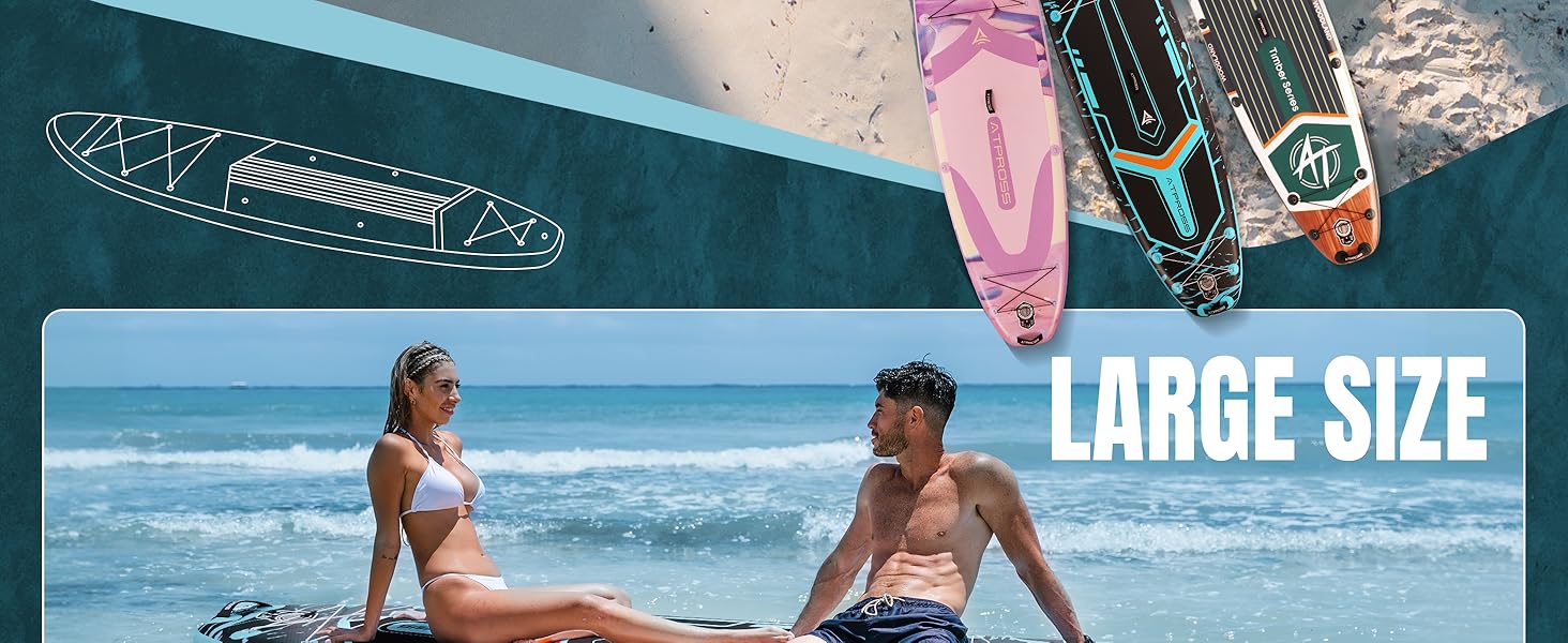 Надувне SUP-борд (305 x 91 см) з аксесуарами та рюкзаком (блакитний/з сидінням)