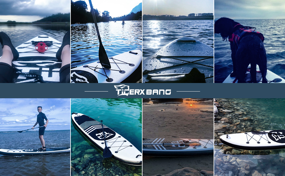 Дошка для SUP Tigerxbang 10'6 320x80x15см Надувні аксесуари