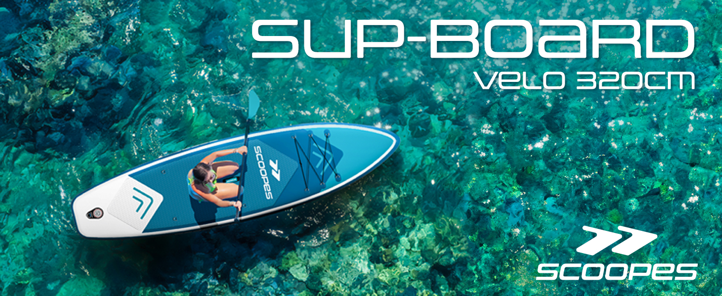 Надувний SUP дошка MalTec 320x81x15 для SUP та каякінгу, з сидінням, комплектом (насос, сумка), до 150 кг, блакитна