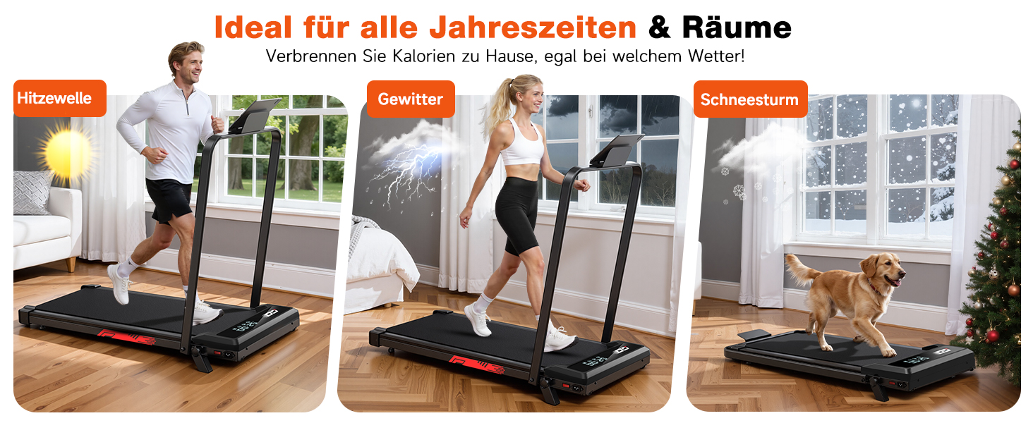 Складане бігове доріжки 4-в-1 з ручним нахилом 9%, тихий електричний біговий тренажер до 10 км/год, безщітковий двигун 3.0 PS, амортизація, LED-дисплей, компактний, для дому та офісу