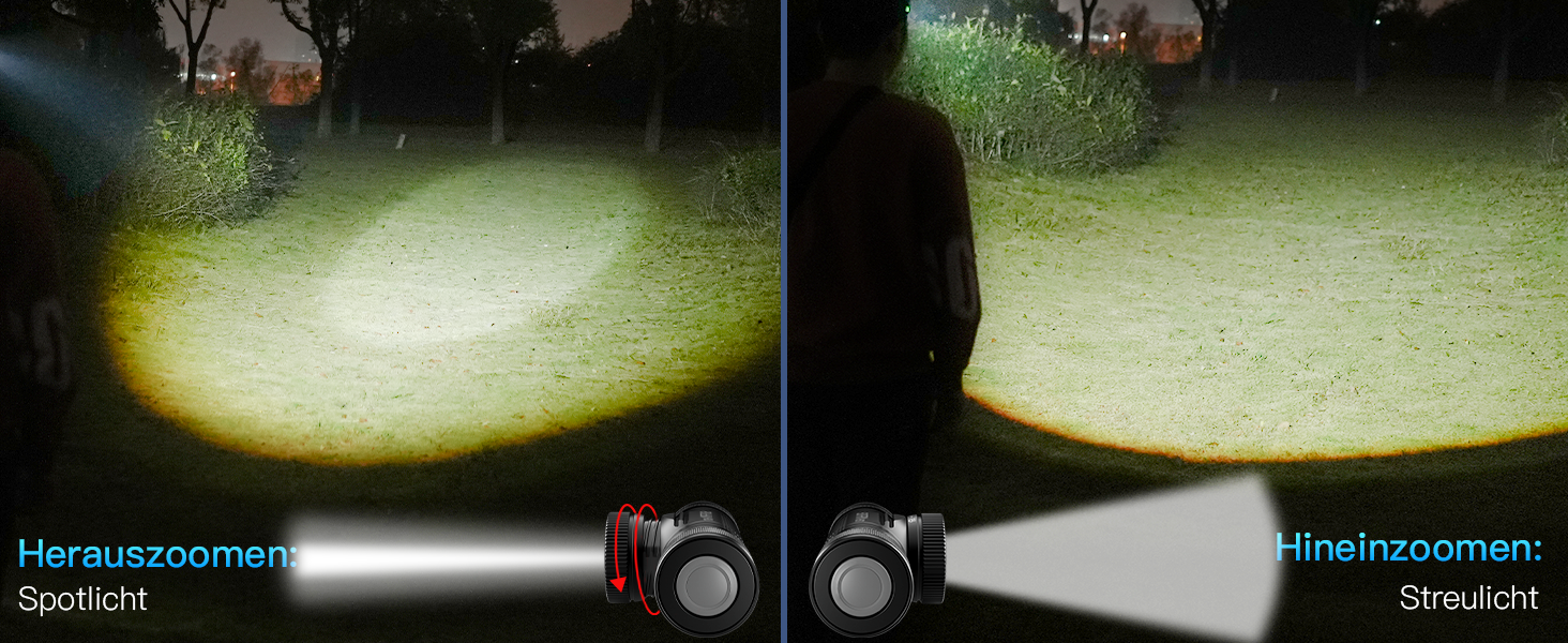 Sofirn HS11 - LED налобний ліхтар, перезарядна, з регулюванням фокусу, 5 режимів, для туризму, ремонту, бігу, кемпінгу та надзвичайних ситуацій