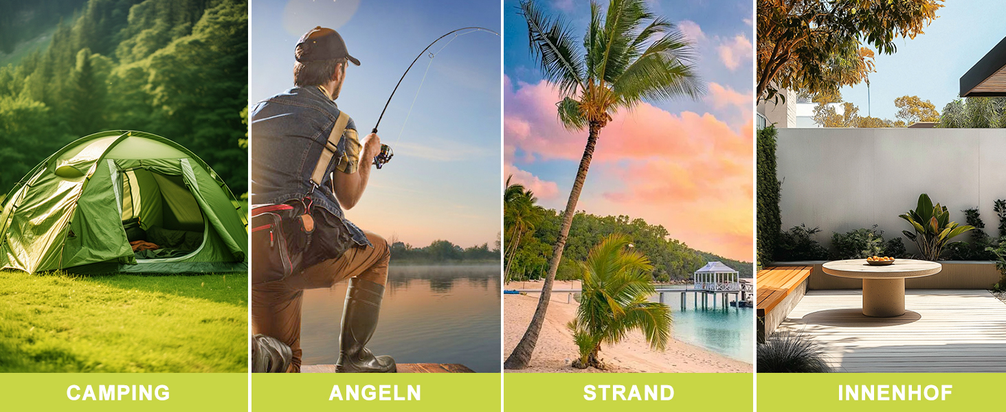 Складний туристичний стілець IEEILULU з високою спинкою, чорний. Макс. навантаження 130 кг, 2 кишені. Підходить для кемпінгу, риболовлі, пікніків та відпочинку на природі.