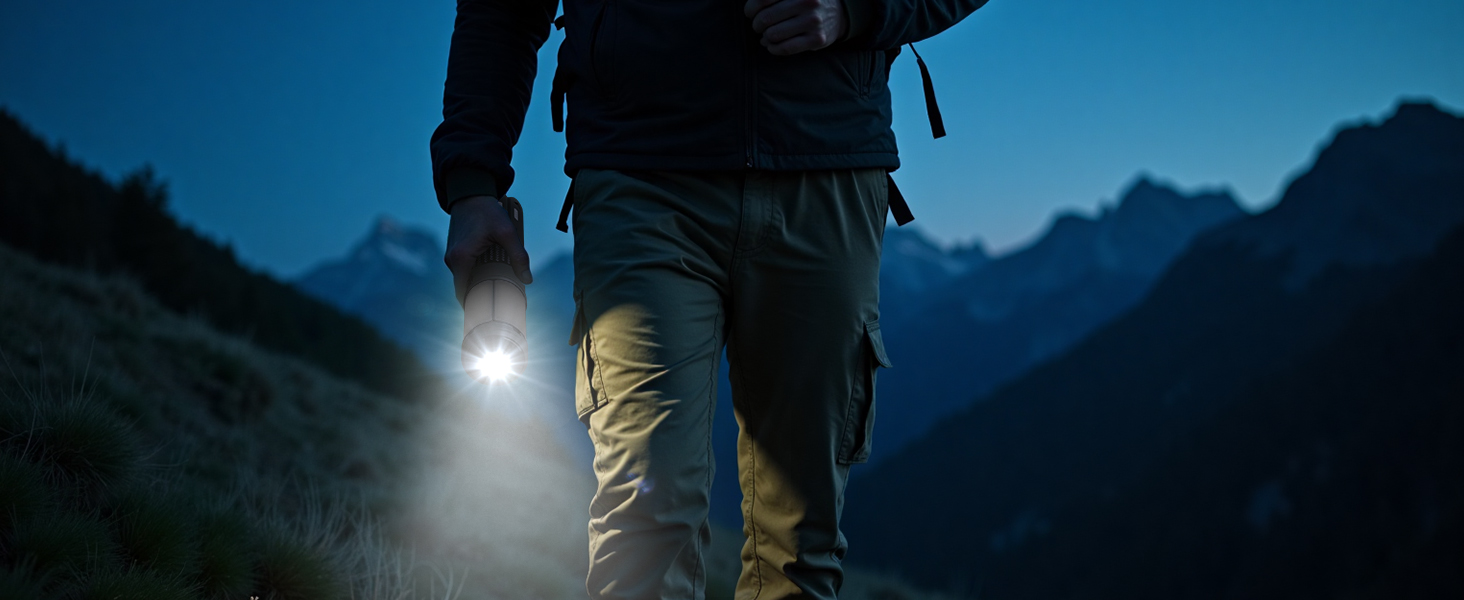 Ліхтар кемпінговий акумуляторний Teleskop Campinglampe 12000 mAh, багатофункціональний, магнітний, водонепроникний IPX5 для кемпінгу та подорожей