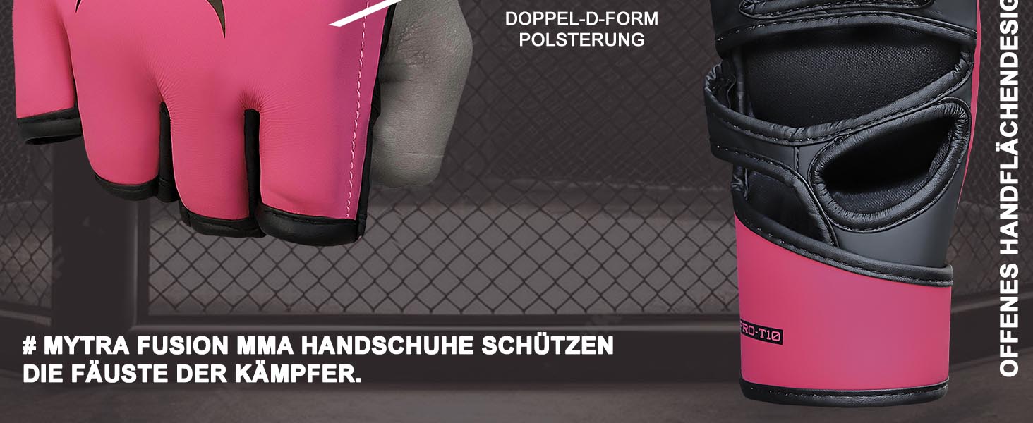 Жіночі боксерські рукавички Mytra Fusion для MMA, спарингу, кікбоксингу, муай-тай та боротьби