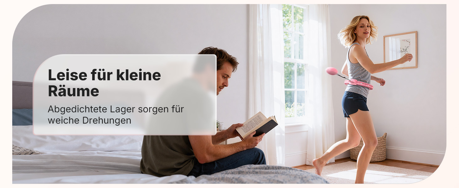 Хула-хуп MERACH з лічильником калорій та вагами, тихий, знімний, для талії 84-144 см, для спалювання жиру та кардіотренувань, домашній фітнес-інвентар