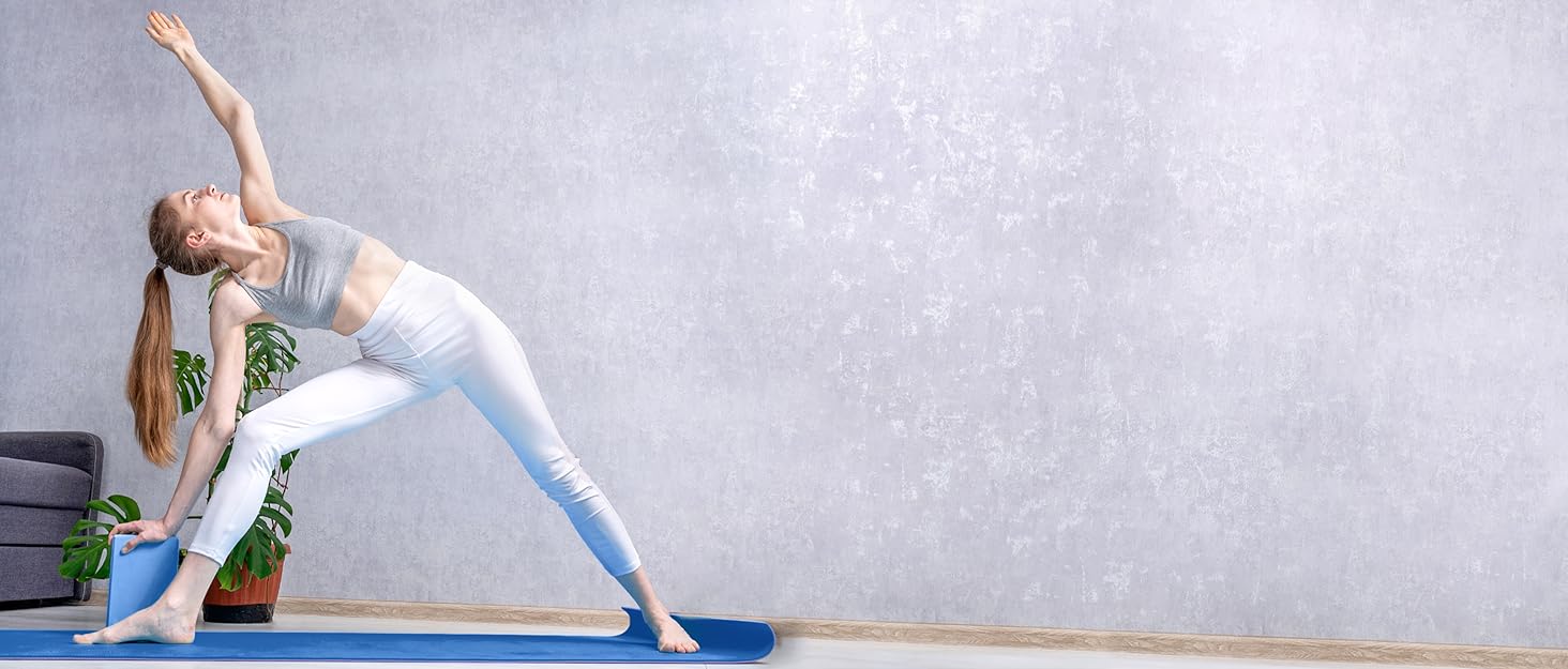 Килимок для йоги Exerz Yoga Rad 33x14 см, чорний - для пілатесу та розтяжки