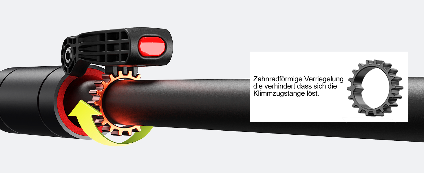 Кімнатна турнік MonkeyTail для дверного прорізу 72-95 см, без свердління, з 360° замком та PVC-килимком, вантажопідйомність 150 кг, багатофункціональний турнік