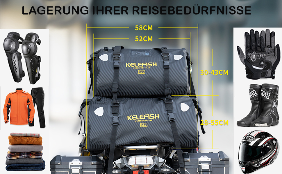 Водонепроникна туристична сумка UROUK 40L, 66L, 20L – Seesack для мотоцикла, каякінгу, кемпінгу, водонепроникний рюкзак Duffel Bag