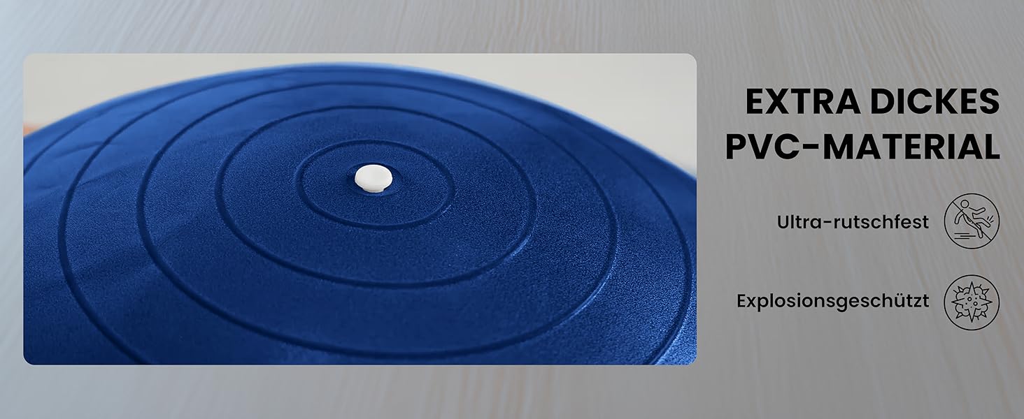 Фітбол Unycos 55/65/75 см для фітнесу, йоги, балансу та корекції. З насосом, BPA-Free, антивибуховий. #10 Зелений (55 см, #07 Темно-синій)