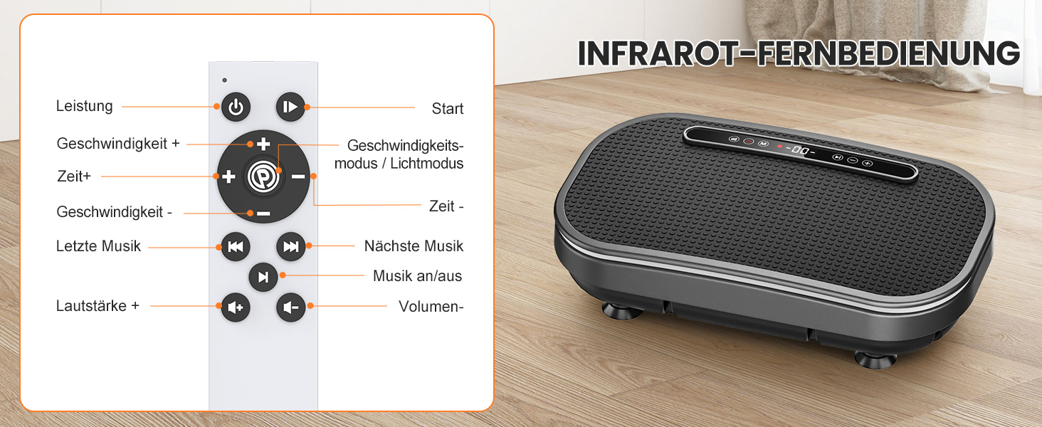 Платформа для вібраційного масажу для схуднення з еластичними стрічками, 9 режимів, 120 рівнів інтенсивності, Bluetooth, LED-дисплей, 150 кг, срібна
