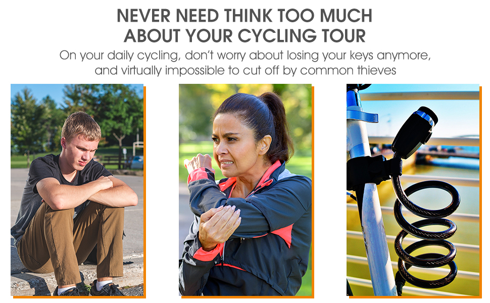 Замок для велосипеда ICOCOPRO Faltschloss, 85 см, висока безпека (чорний)