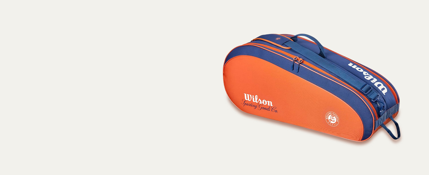 Сумка для тенісних ракеток Wilson Roland-Garros 2026 Team на 3 ракетки, Clay/Navy
