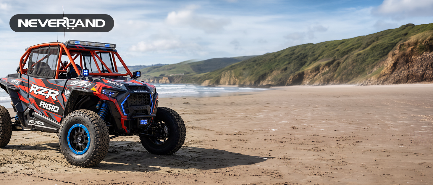 Водонепроникний чохол для квадроцикла NEVERLAND ATV XL (210x120x115 см), захисний покрив з тканини 300D Oxford, стійкий до UV, дощу та пилу, чорний