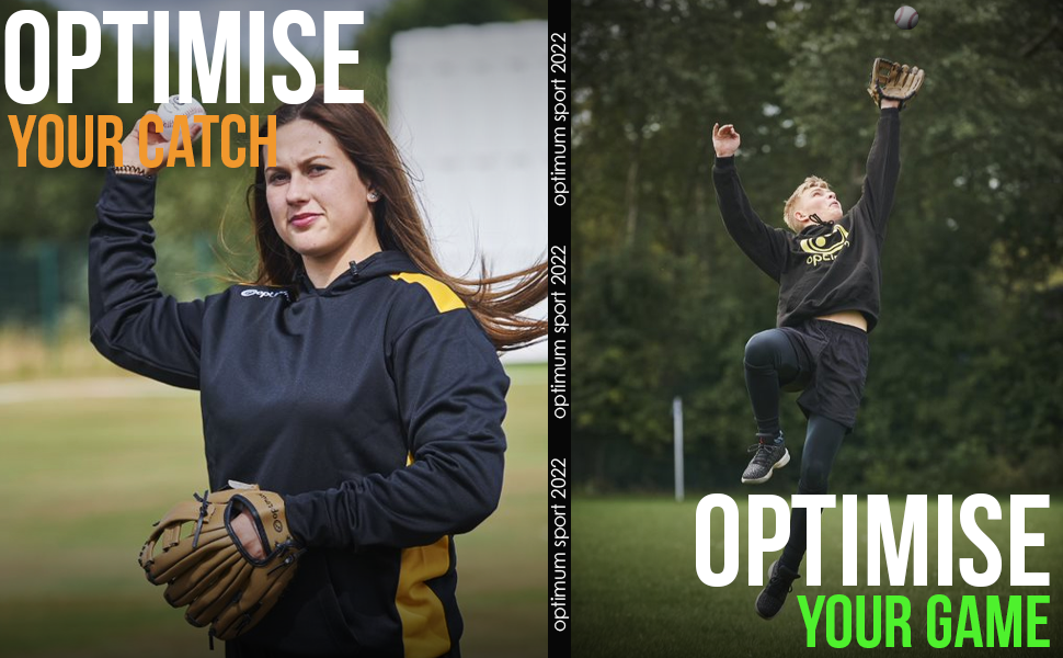 Бейсбольна рукавиця Optimum Extremer для лівші, дитяча: глибока кишеня, м'яка підкладка, захист зап'ястя