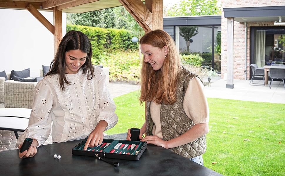 Чемоданчик для настільної гри шашки Engelhart 9 дюймів бежево-оранжево-чорний