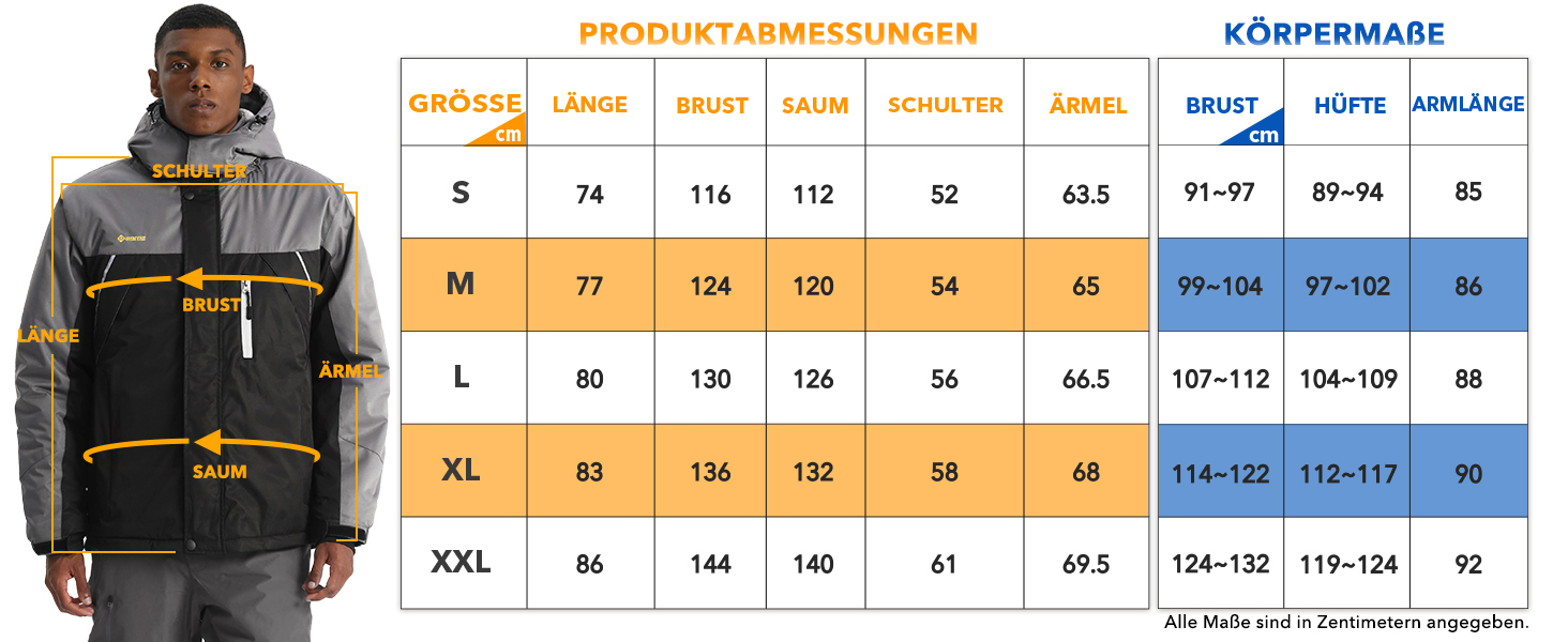 Чоловіча зимова куртка GEMYSE без блискавки, чорного кольору