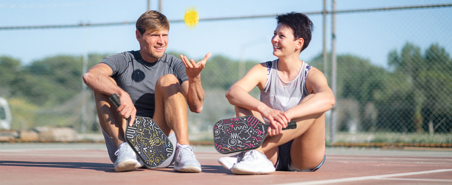 Весло Sukeen Pickleball T700 Carbon, 16 мм стільниковий сердечник, контроль