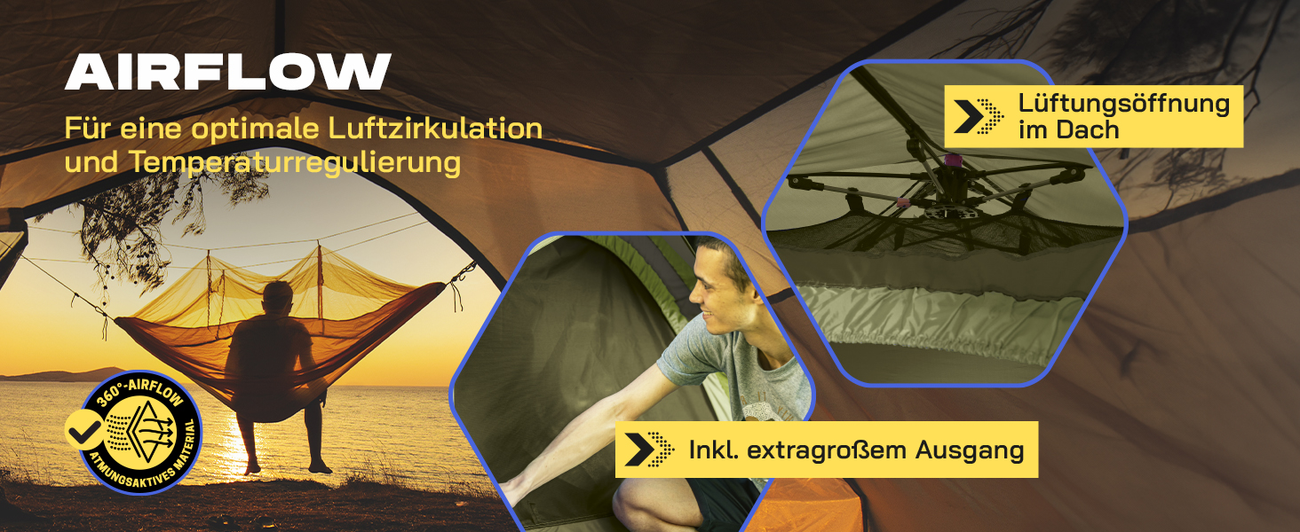 Намет Lumaland для кемпінгу | Легкий намет Pop-Up | 2-4 особи | Іглу-намет для трекінгу та фестивалів | Водостійкий 210x190x110см | Намет на пляж від вітру та сонця | 1 вхід