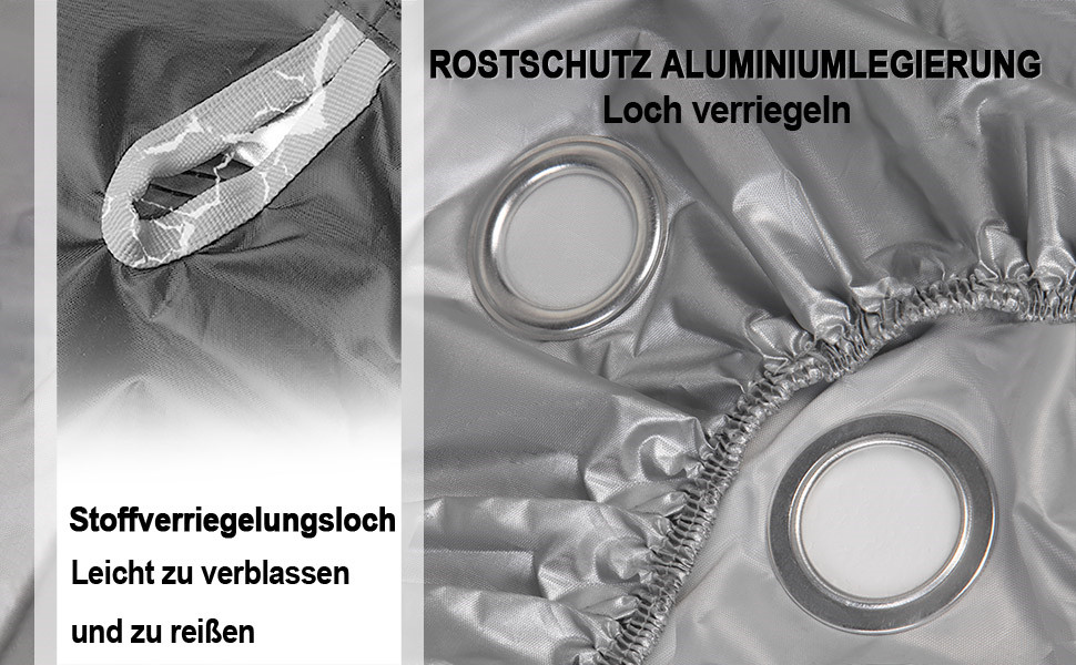 Захисний чохол для мотоцикла Motorrad, зимовий, водонепроникний, 210D, 275x105x125 см