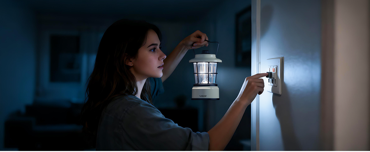 LED кемпінговий ліхтар Linkind: регульована яскравість, 2 кольори, акумулятор, 200 годин роботи, IPX4, для кемпінгу, намету, туризму (2 шт.)