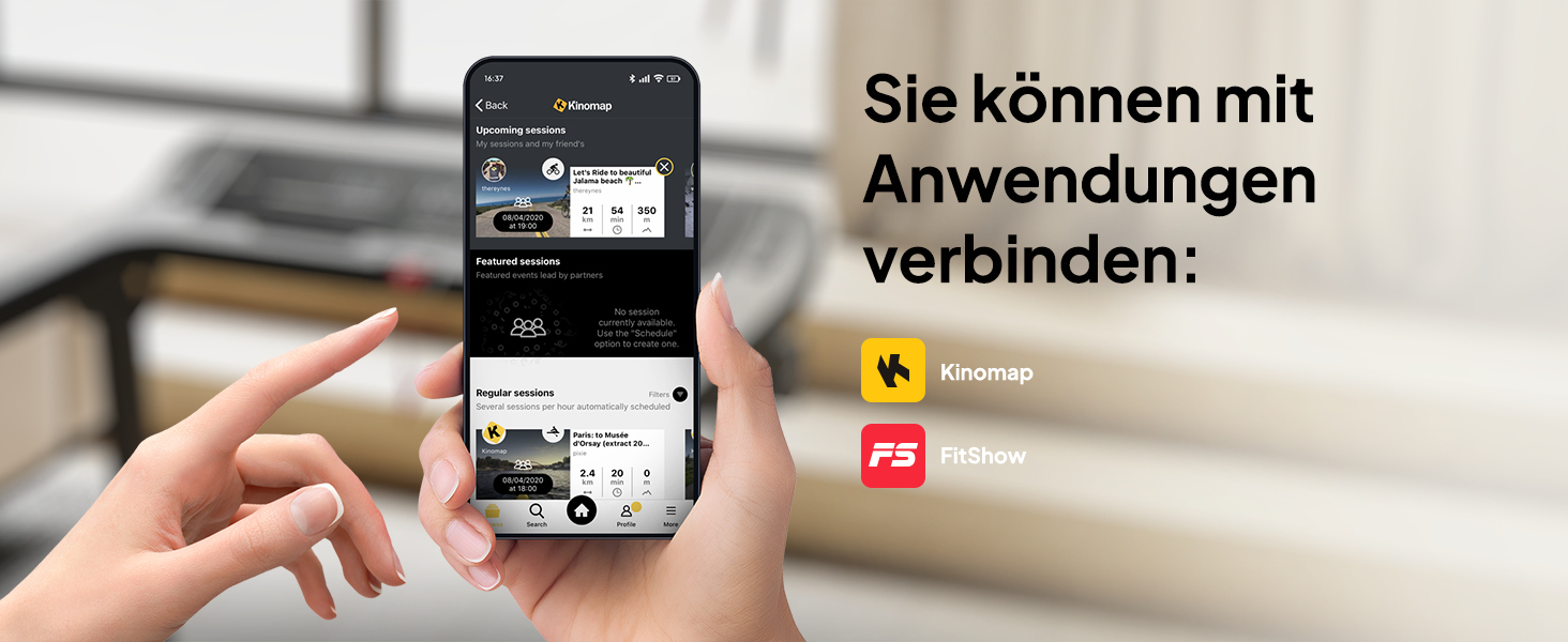 Біговий тренажер ZIPRO для дому, складаний, 1-16 км/год з APP, компактний Walking Pad з Bluetooth та MP3, тихий Walkingpad з LED-дисплеєм (Pacto)