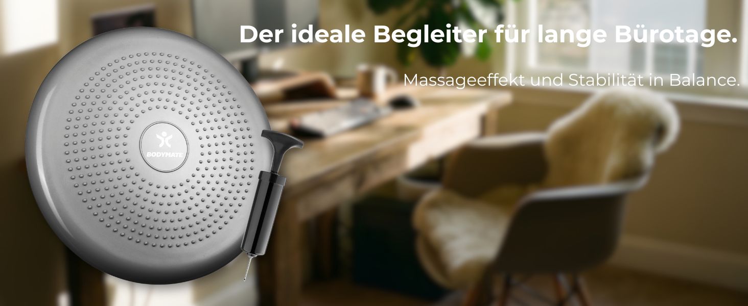 Крісло-подушка BodyMate для балансу та тренувань, 34 см, MIDNIGHT-GREEN