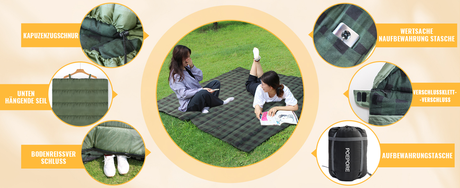 Спальний мішок XXL для дорослих, 3-4 сезони, фланель, кемпінг, зимовий, 230x90 см