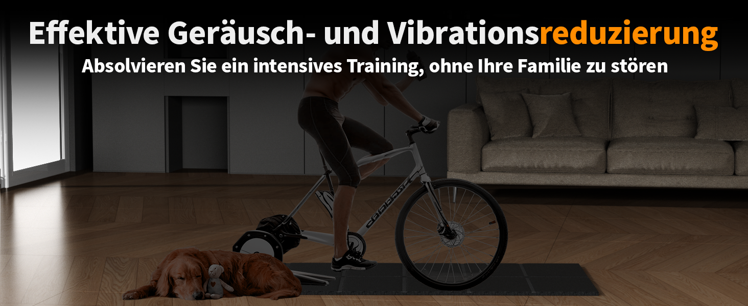 Захисний килимок під бігову доріжку та тренажери, шумопоглинаюча підкладка для підлоги (килим, ламінат), 183 x 81 x 0.6 см