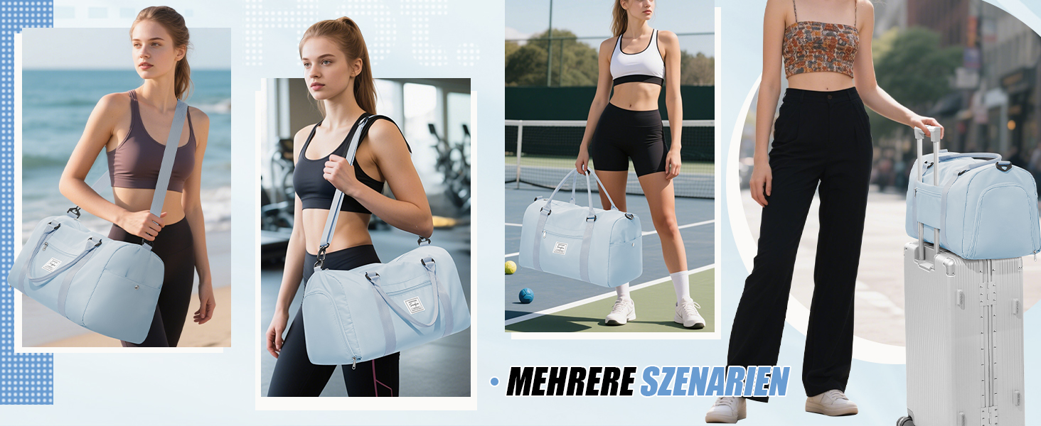 Спортивна сумка HYC00 для жінок та чоловіків, дорожня сумка, Gym bag, Weekender, 50л, армійний зелений