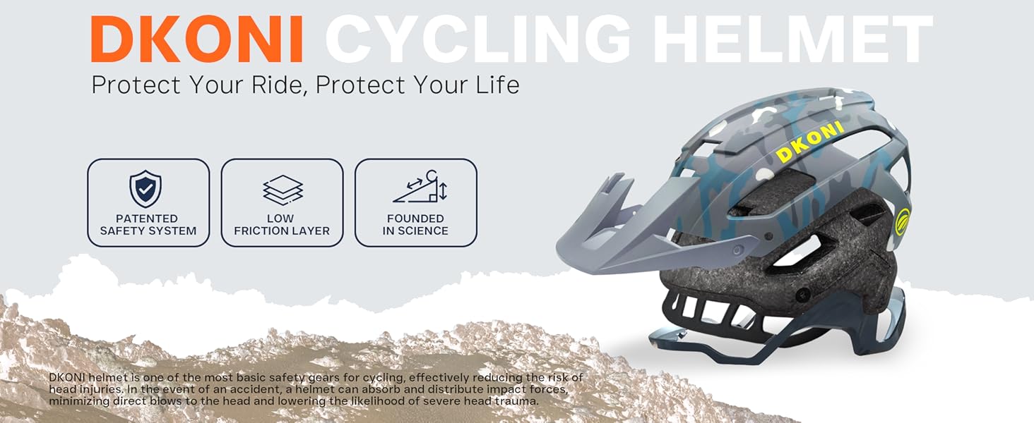 Шолом для гірського велосипеда, легкий MTB шолом з візором та PC-зовнішньою оболонкою для дорослих, підлітків, жінок та чоловіків, розмір M: 54-58 см
