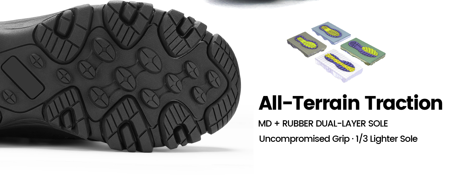 Чоловічі зимові черевики CC-Los водонепроникні | Зимові черевики для ходьби та снігу | Розміри 40-48 | Чорний, сірий