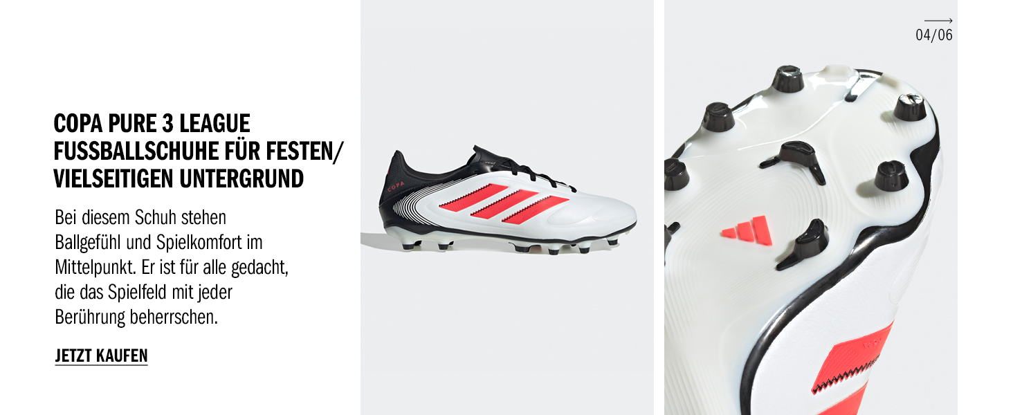 Дитячі футбольні бутси adidas Copa Pure III Club FG/MG, 35 EU, чорний/білий/лимонний, унісекс