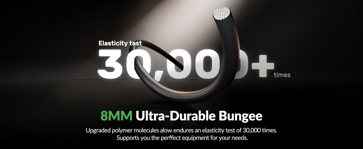 Трамплін для фітнесу BCAN, діаметр 102/122/130 см, з пружинами/ bungee-шнурами, для дорослих до 250 кг, з регульованими ручками, тихий та з низькою вібрацією, зелений/чорний