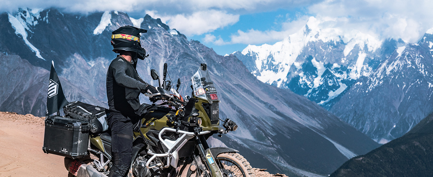 Мотошолом ILM Dual Sport Adventure з сонцезахисним козирком, сумісний з Pinlock, ECE, для мотокросу, квадроцикла, оффроуд WS902